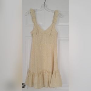 Yellow floral dress NWT